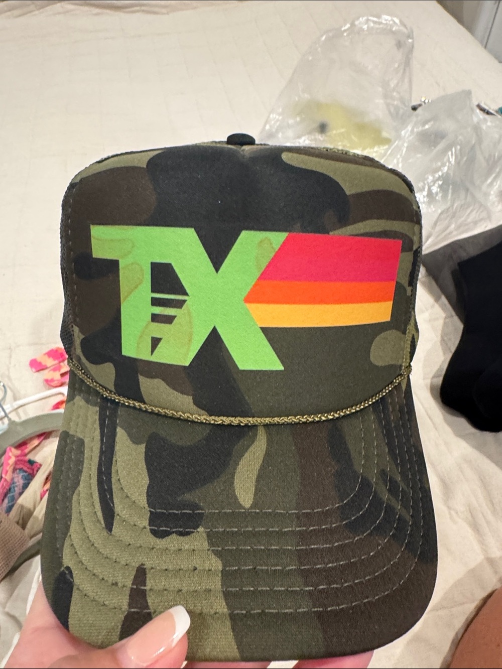 Texas camo hat